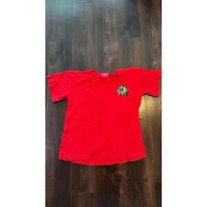 Mishka Death Adders Graphic T-Shirt Red Size Small Streetwear Horror Skull Tee